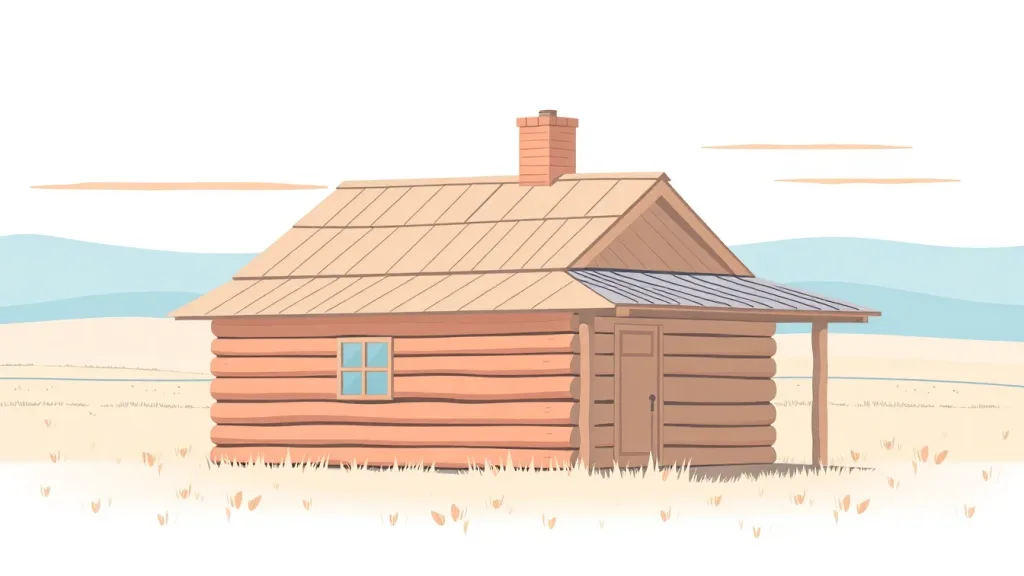 Little house on the prairie - House of the Ingalls family