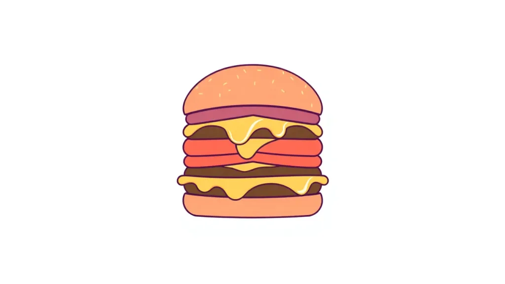 Car lands burgers