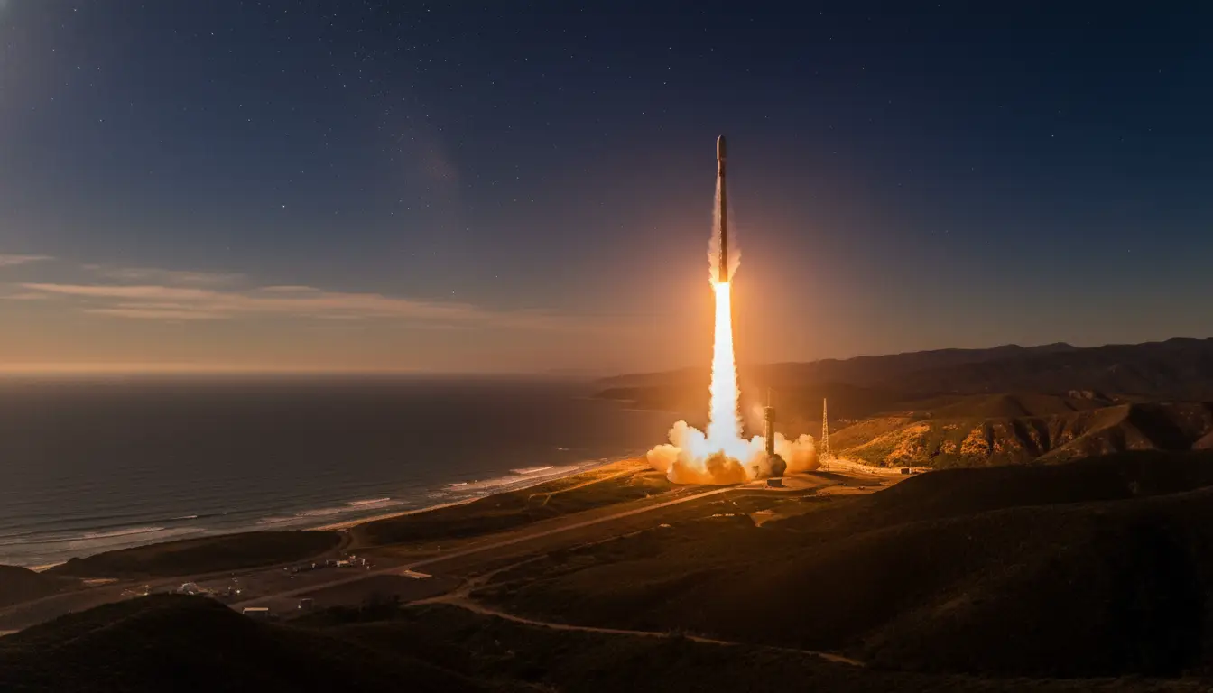 SpaceX Falcon 9 Successfully Launches Starlink Group 17-16