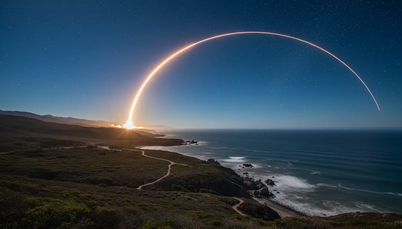 SpaceX Falcon 9 Block 5 Successfully Launches Starlink Group 17-31