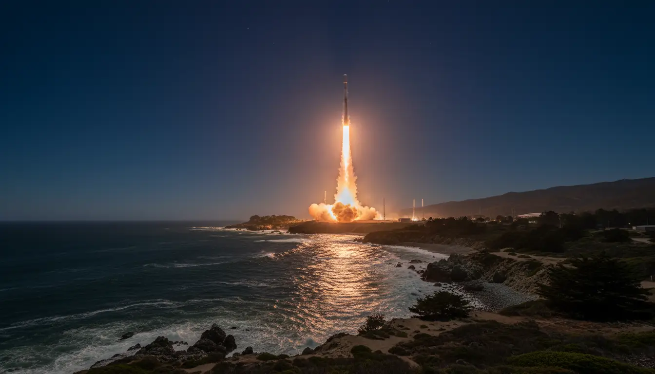 SpaceX Falcon 9 Successfully Launches Starlink Group 17-35