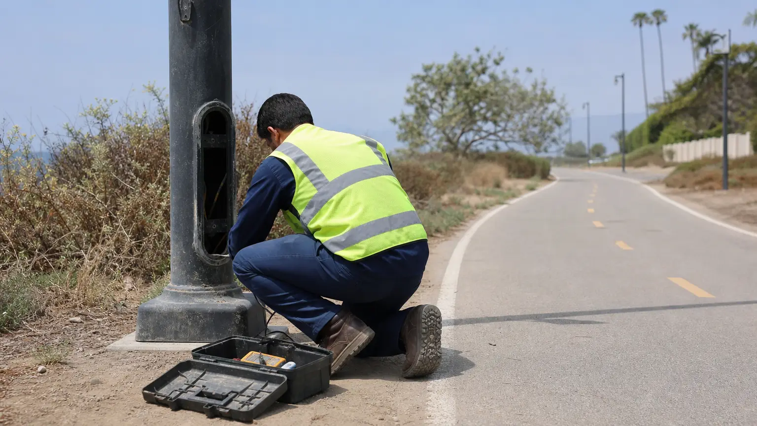A Bike Path Light Deficit