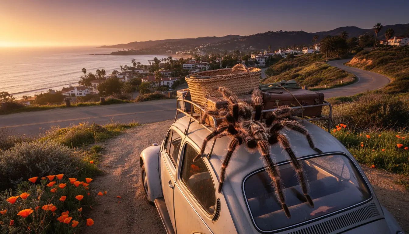 A New Eight-Legged Hitchhiker Arrives in Santa Barbara County
