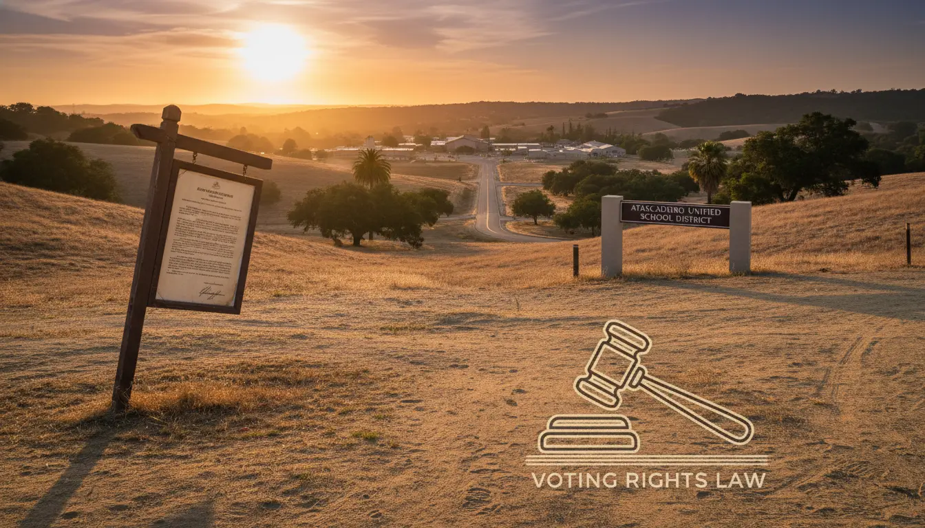 Atascadero Unified sued over alleged violation of voting rights law
