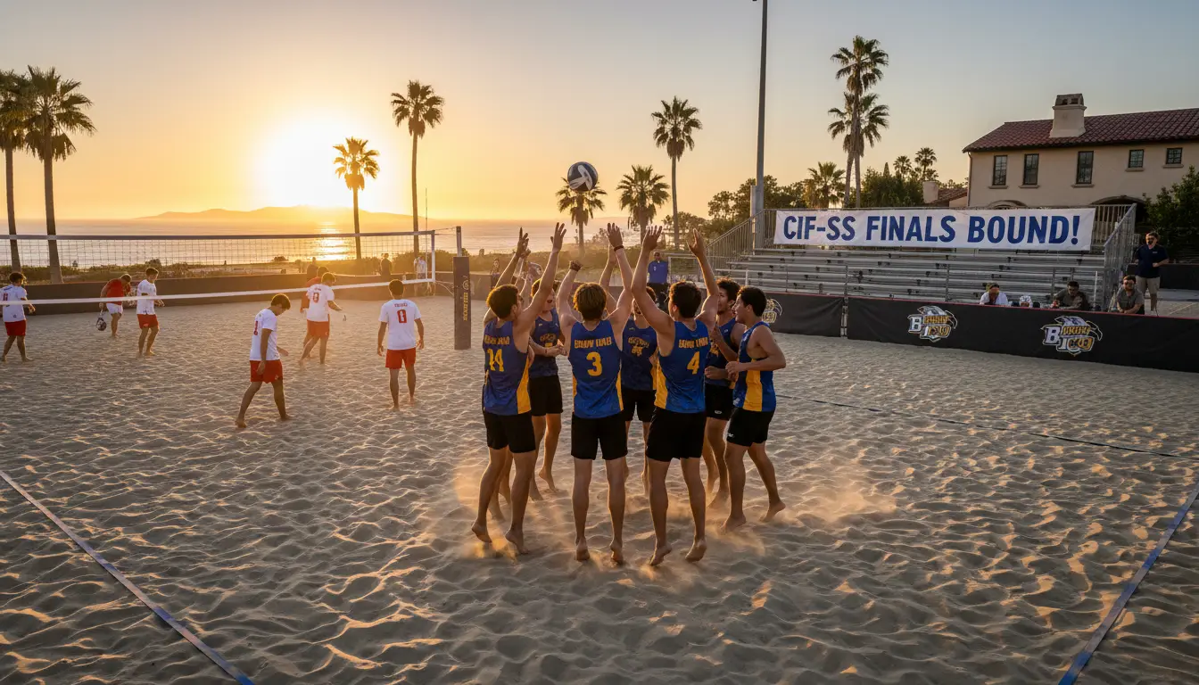 Bishop Diego Boys Volleyball Defeats El Dorado and Advances to First CIF-SS Championship Match in Program History