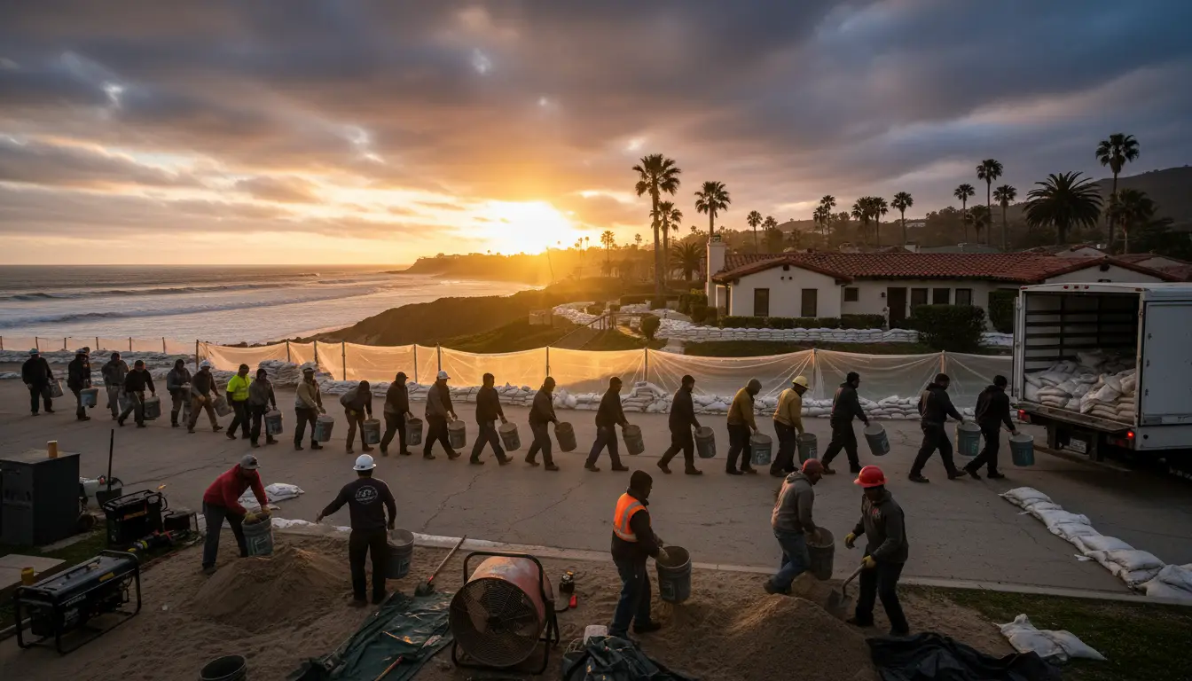 Bucket Brigade Preparing for Risk of Extreme Weather Ahead