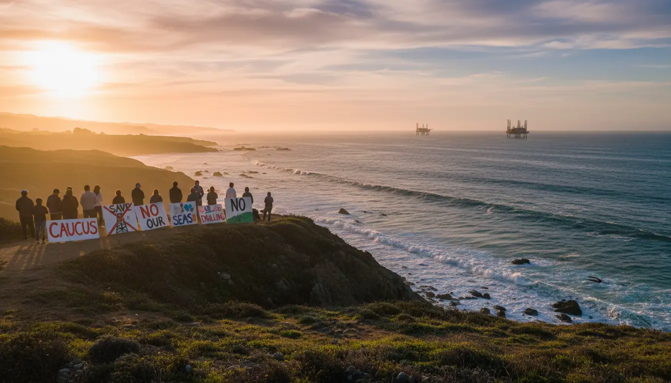 Caucus Opposes Offshore Oil Drilling