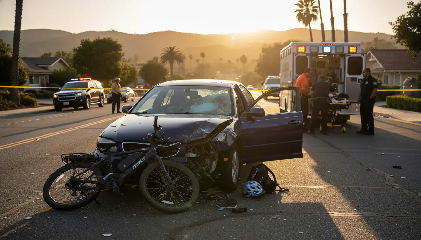 Child suffers major injuries after e-bike collides with car in San Luis Obispo