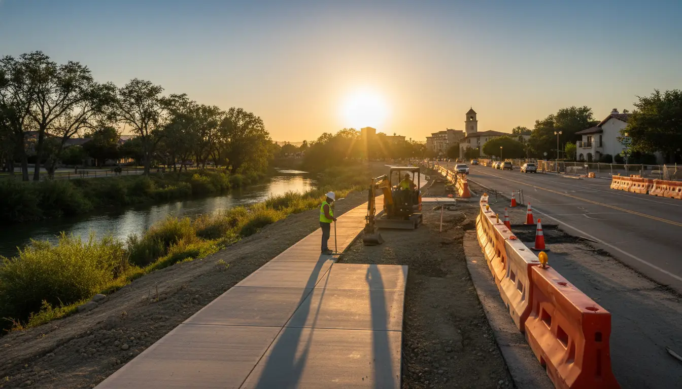 City begins Riverside Avenue pedestrian improvements