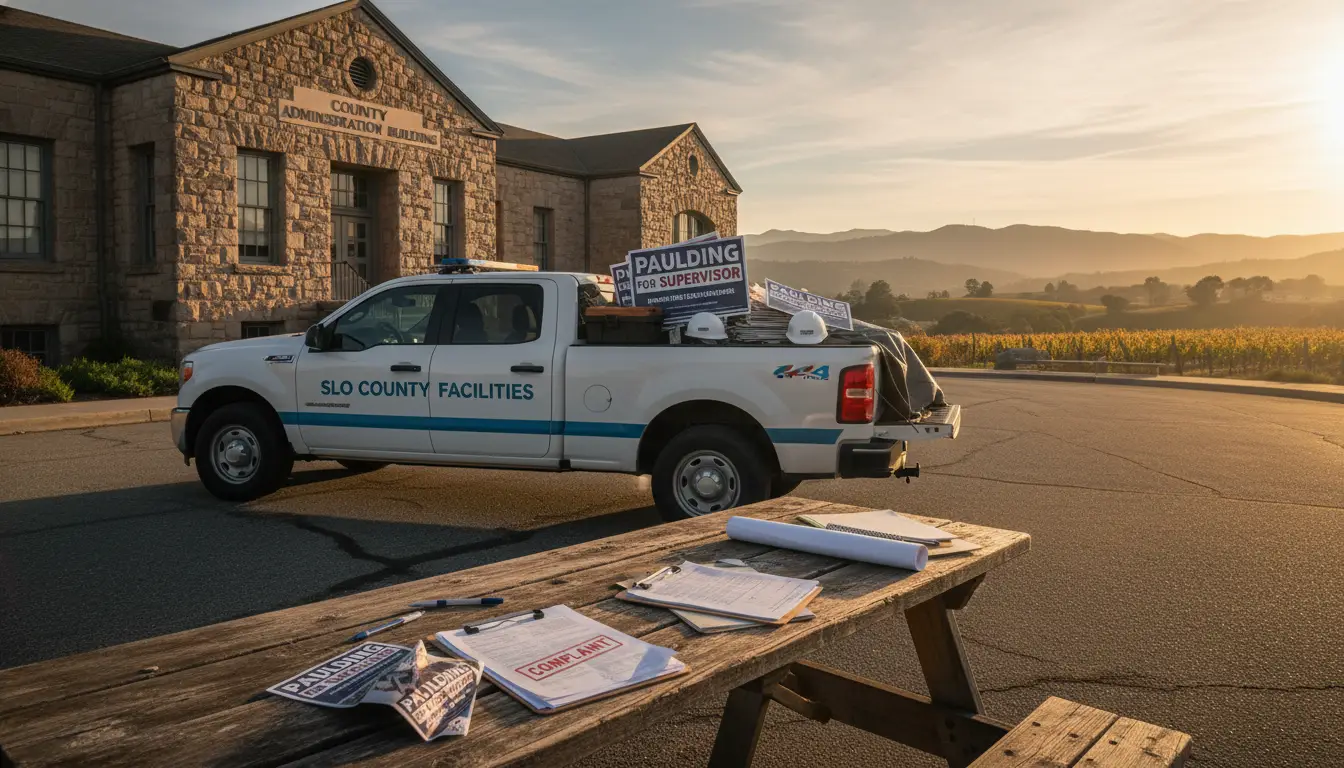 Complaint alleges Paulding illicitly used SLO County resources for his campaign