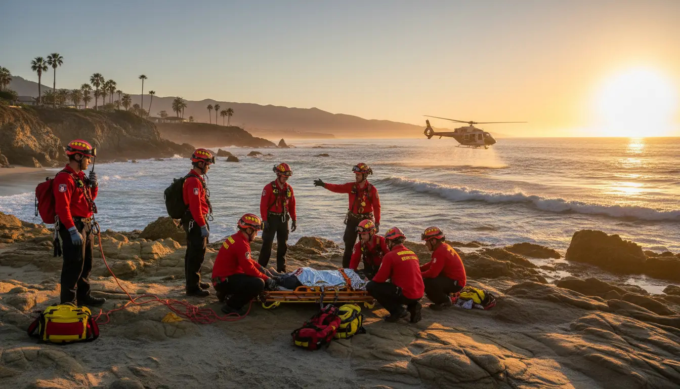 Crews Respond to Injured Person Near Arroyo Burro Beach