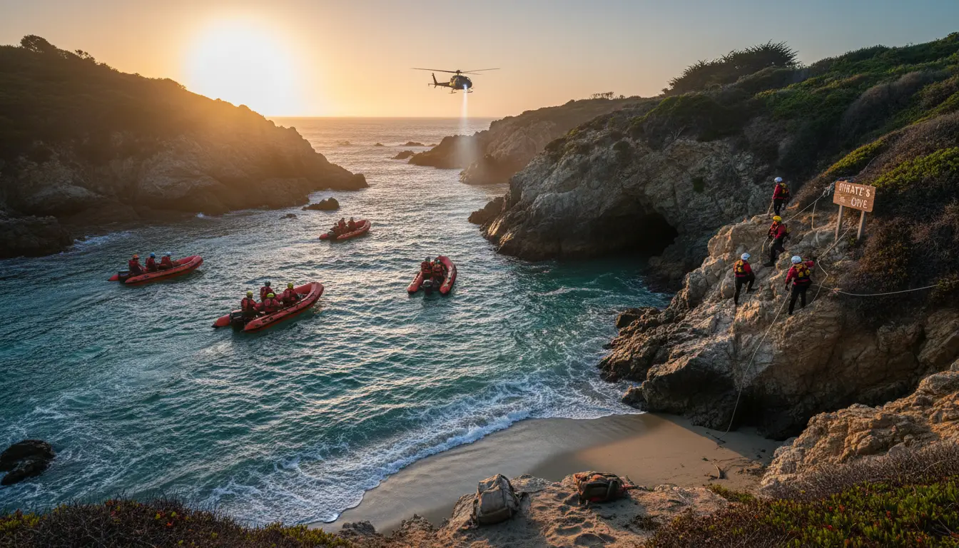 Crews search Pirate’s Cove area for missing Arroyo Grande man