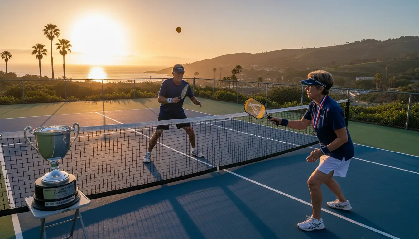 Don, Kathy Lesage Carry Tennis Success Over to Pickleball, Win Title at American Riviera Classic