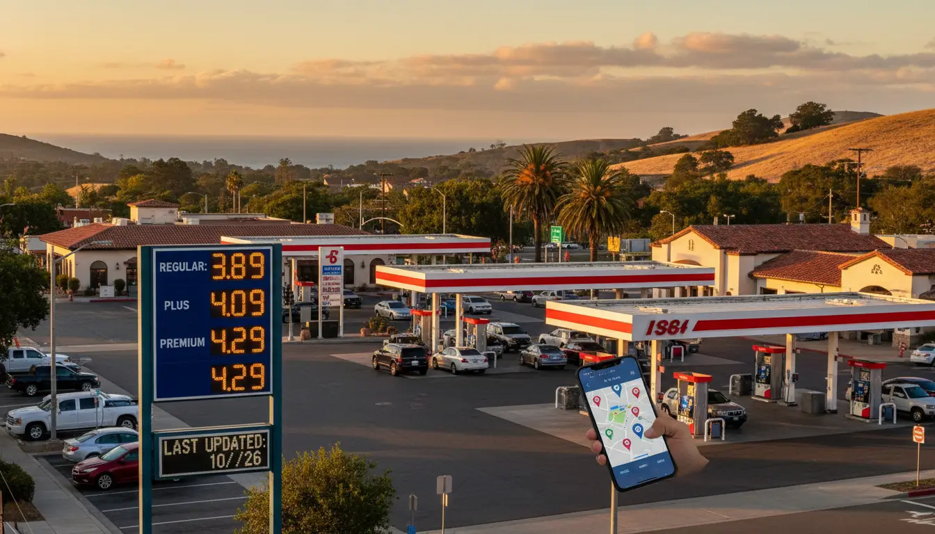 Gas prices flat in San Luis Obispo County, find lowest costs