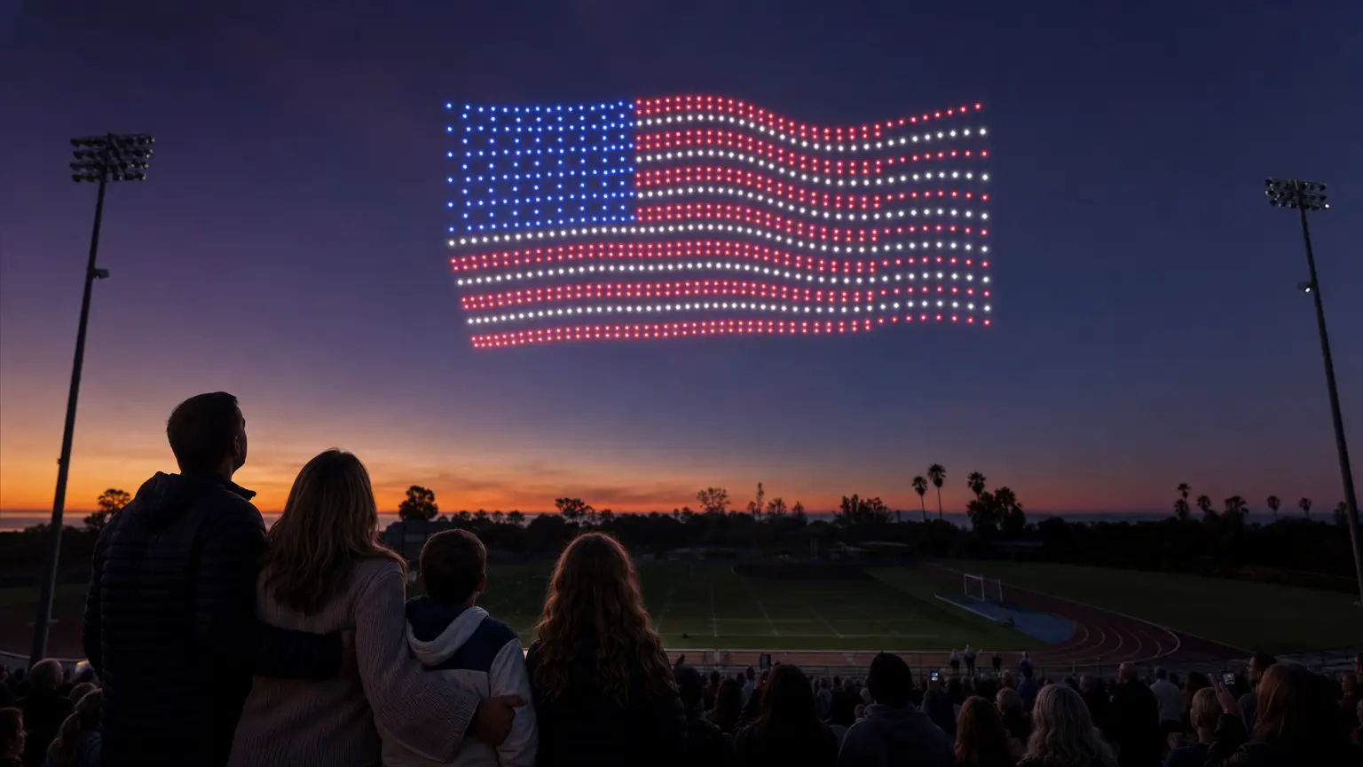 Goleta’s Fourth of July Drone Light Show Coming Up