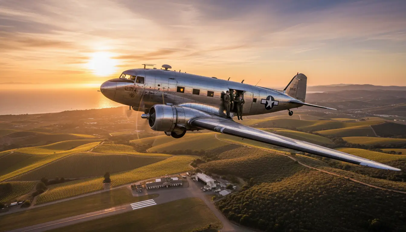 Historic warplane to carry veterans over Central Coast