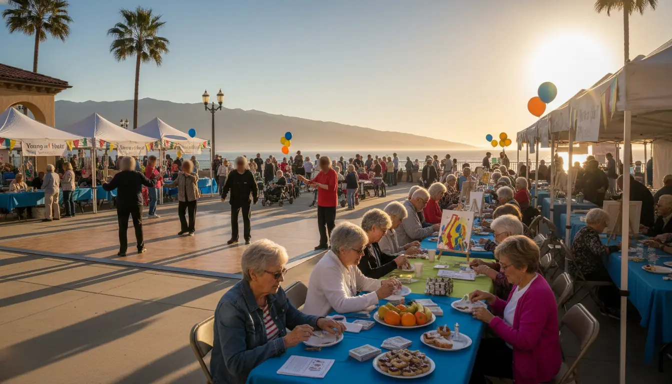 Housing Authority of the City of Santa Barbara Held Senior Fair, “Young at Heart”