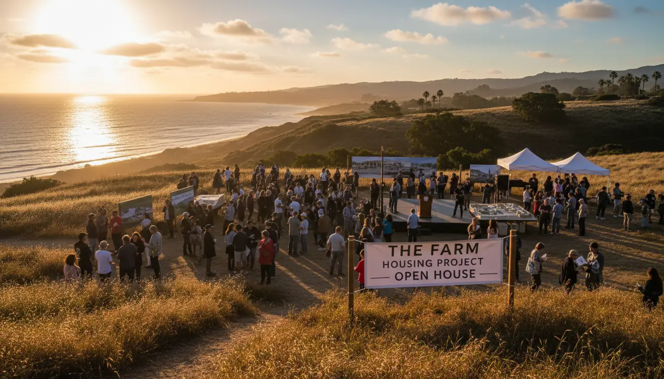 Hundreds Pack Open House for ‘The Farm’ Housing Project on Carpinteria Bluffs