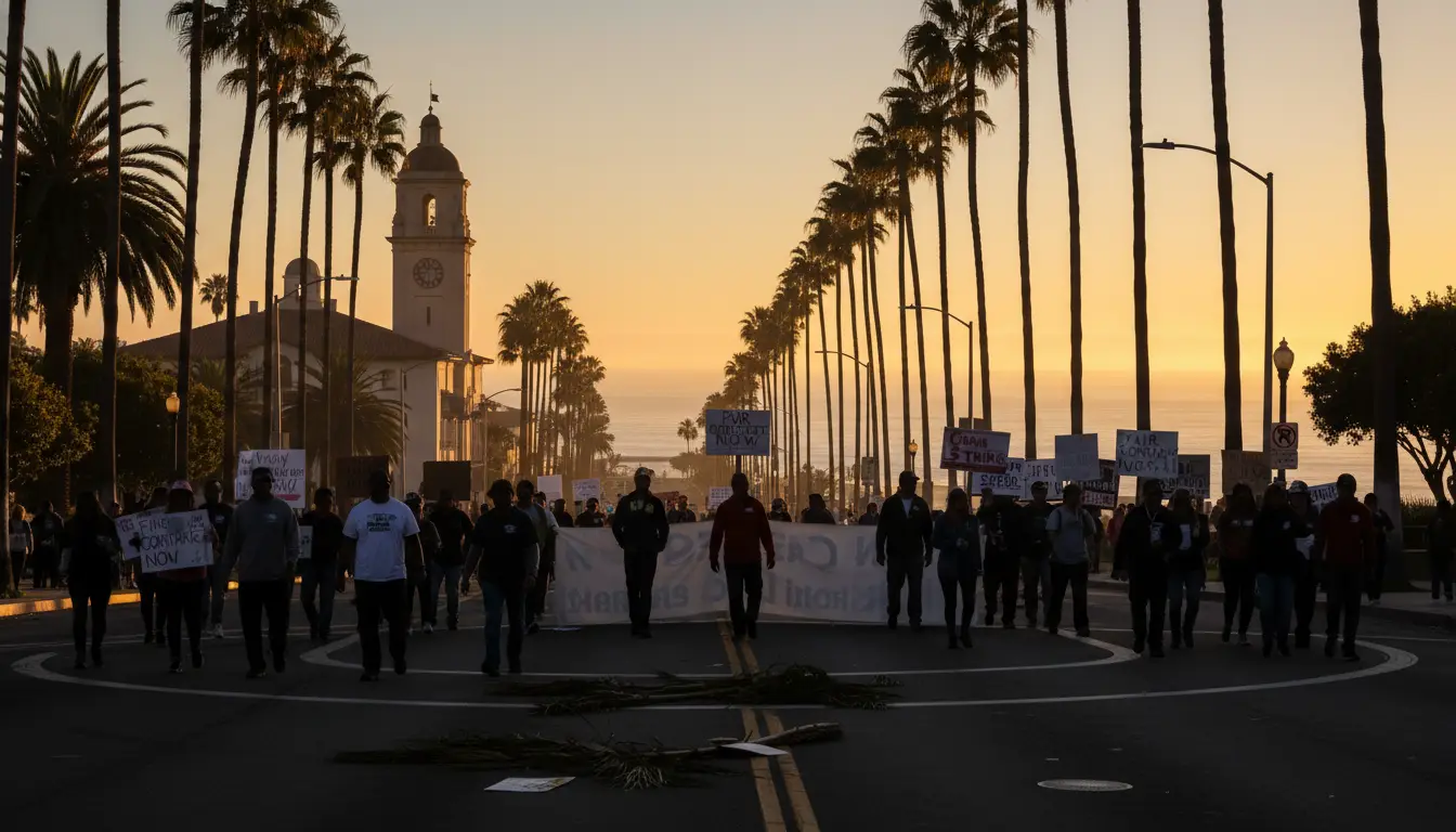 KEYT Workers Picket in Santa Barbara While Contract Negotiations Stall
