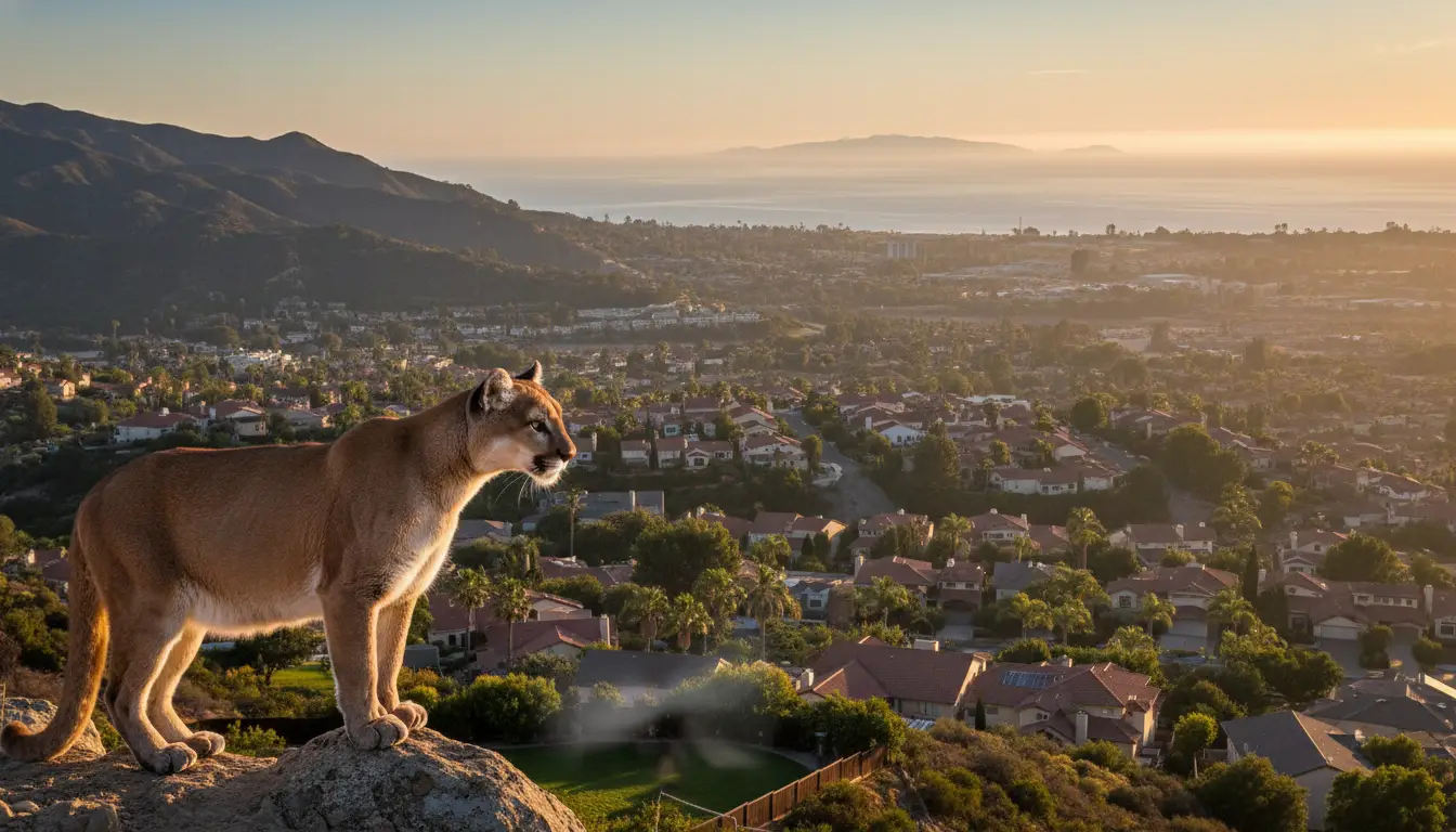 Mountain Lion Sightings Raise Questions About Wildlife Habitat in Santa Barbara