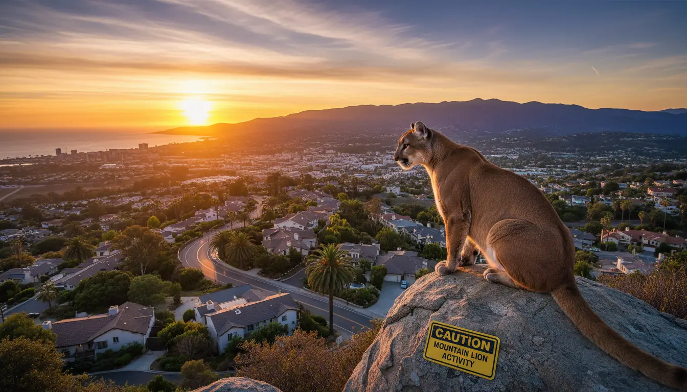 Mountain Lion Sightings Reported in Santa Barbara
