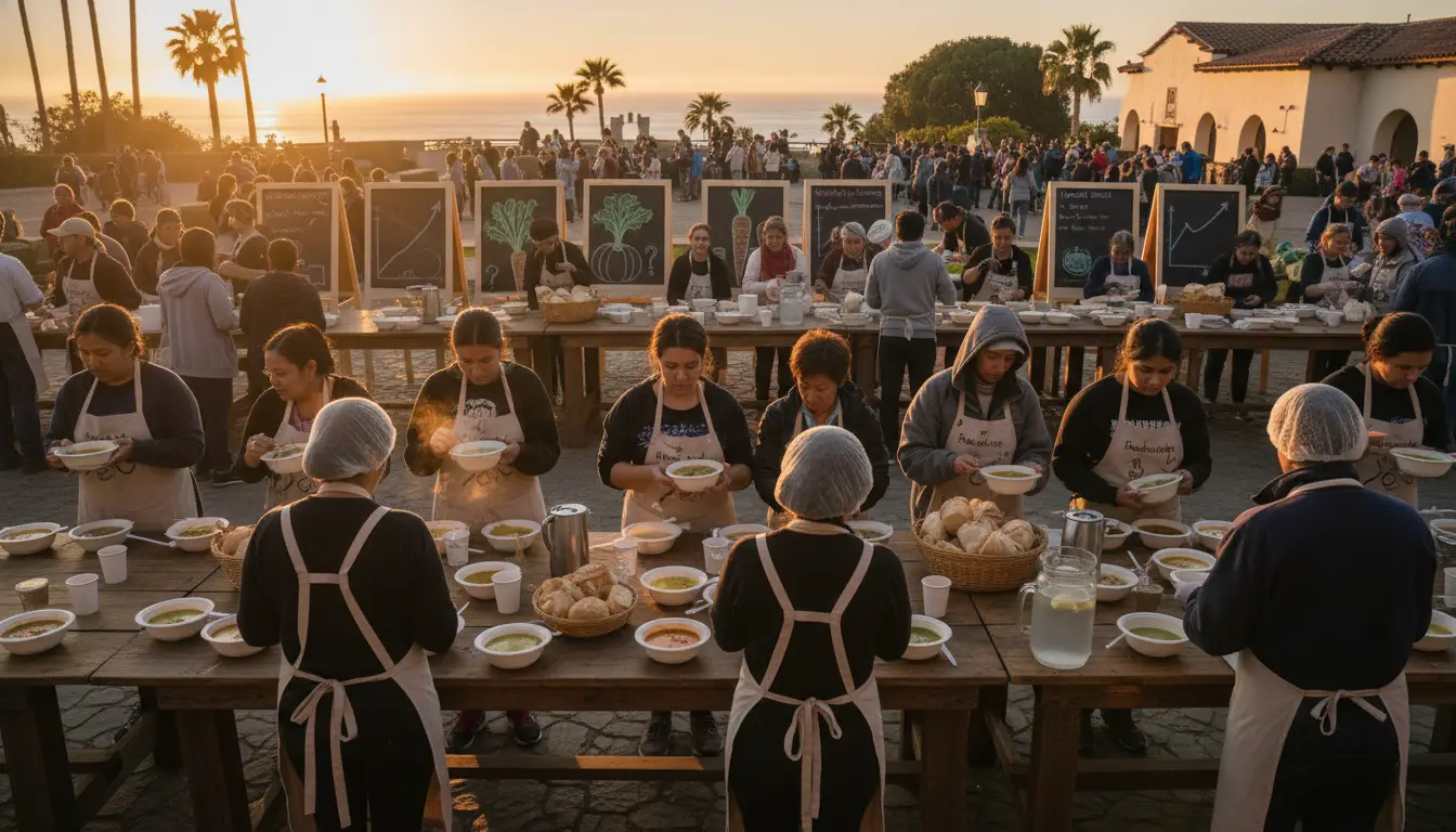 Organic Soup Kitchen Notes Growing Nutritional Insecurity Crisis Locally