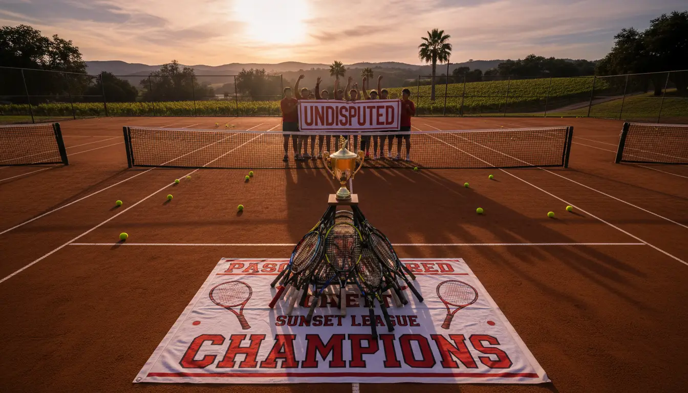 Paso Robles High School tennis team wins Sunset League championship