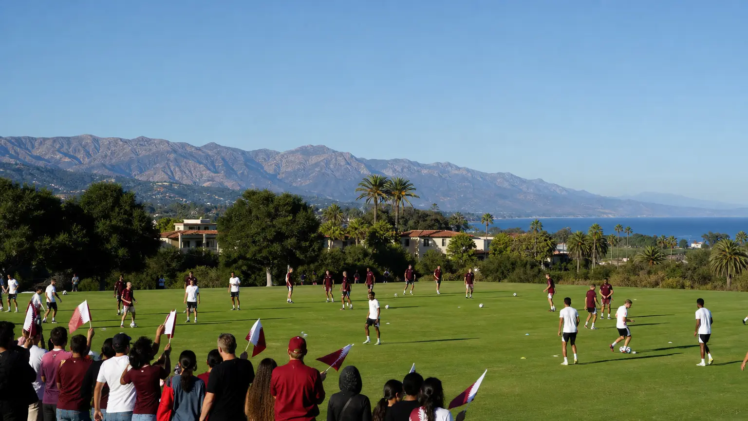 Qatar National Team Trains at Westmont College, Giving Santa Barbara Soccer Fans a World Cup Preview