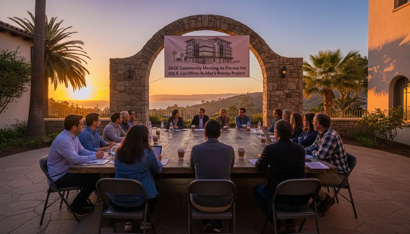 SAGE Community Meeting to Discuss the 505 E. Los Olivos Builder’s Remedy Project