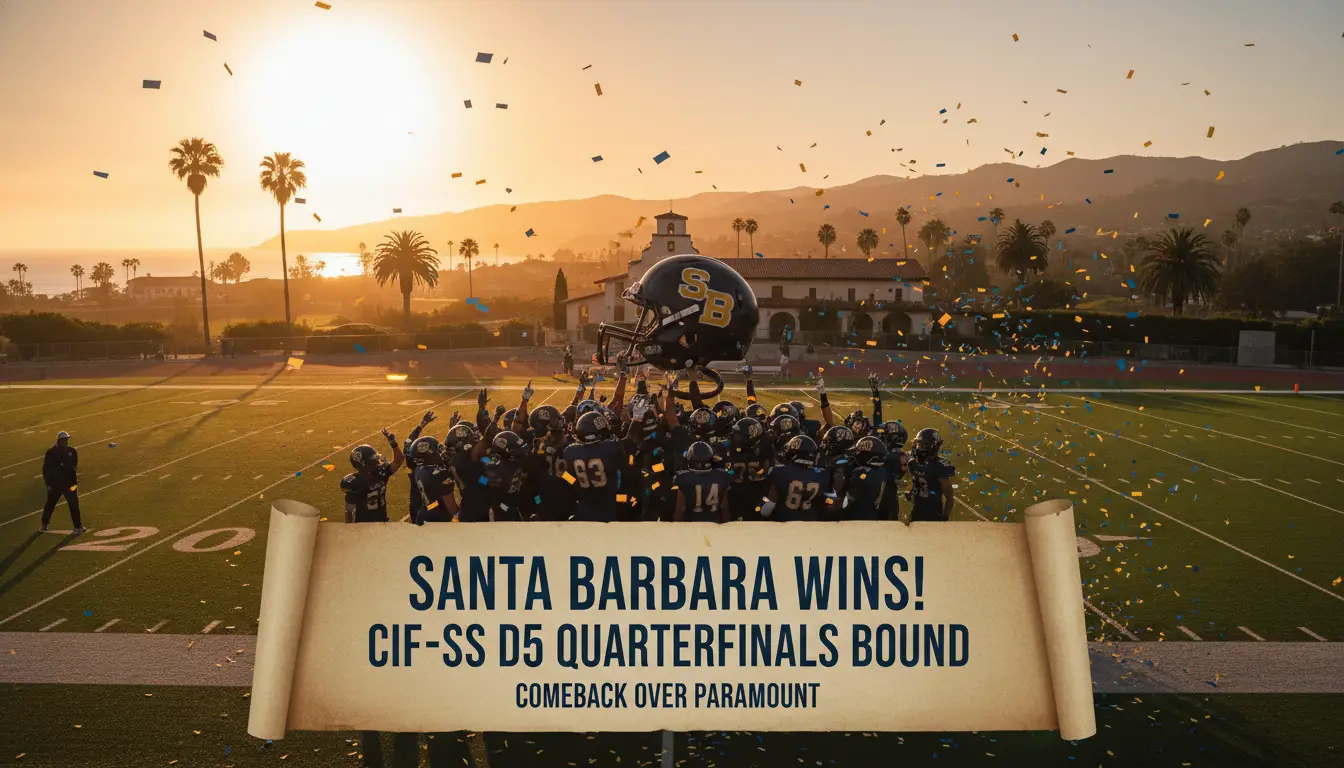 Santa Barbara Earns Comeback Win Over Paramount, Advances to CIF-SS D5 Quarterfinals