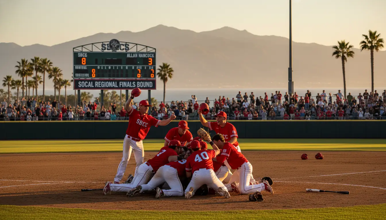 SBCC Defeats Allan Hancock 8-3 to Advance to SoCal Regional Finals