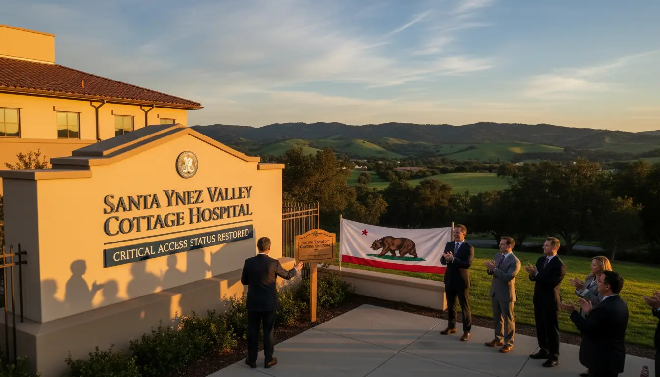 Sen. Schiff Visits Santa Ynez Valley Cottage Hospital, Touts Restoration of Critical Access Status  