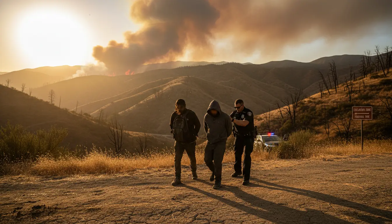 Two Suspected Burglars Arrested in Evacuation Zone for Foothill Fire in Cuyama Valley