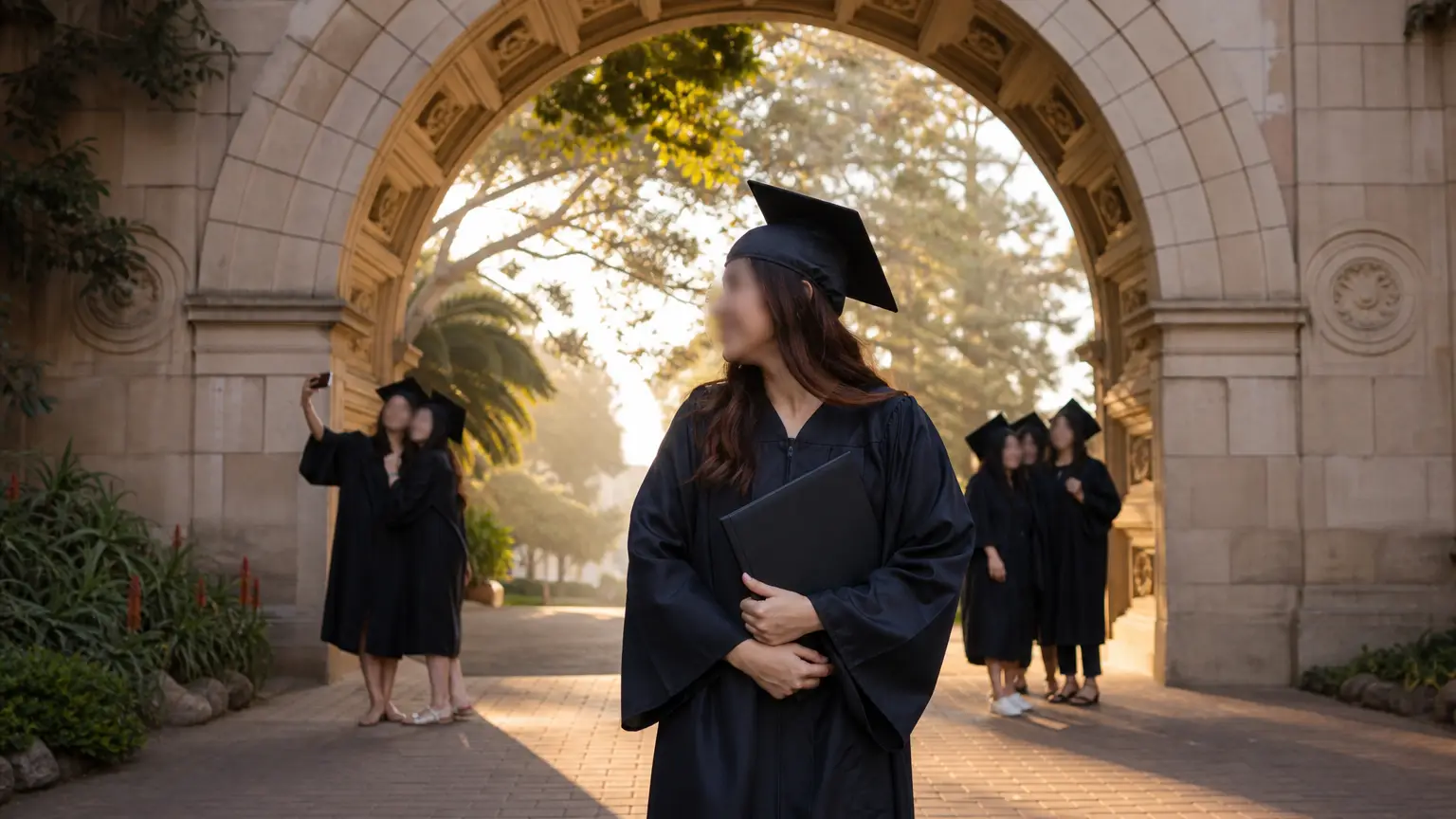 UCSB Class of 2026 Continues Grad Photo Tradition at Henley Gate