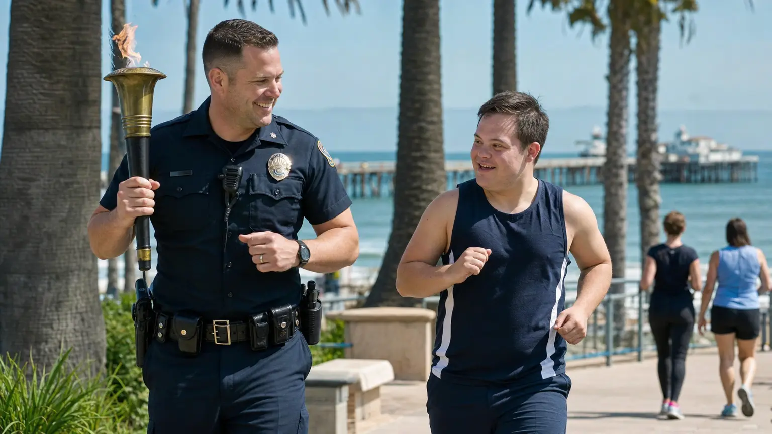 Ventura Police run for inclusion in annual Law Enforcement Torch Run