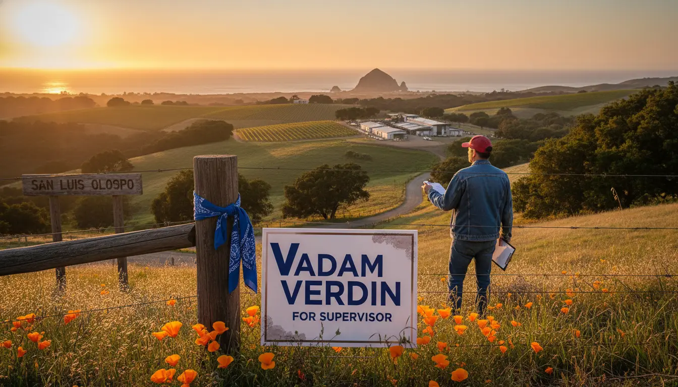 Why is a Democrat supporting Adam Verdin for supervisor?