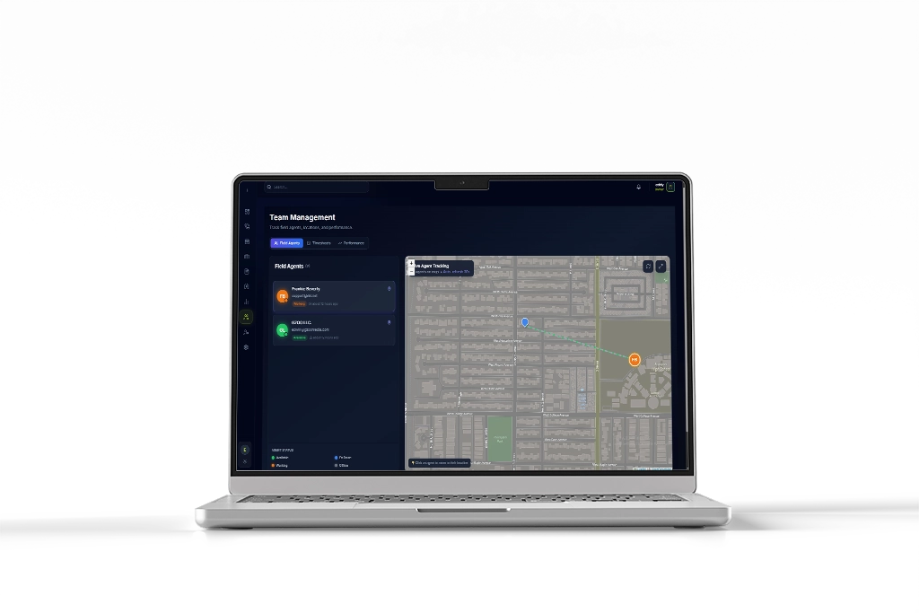 FieldOps Dispatcher Desktop Dashboard